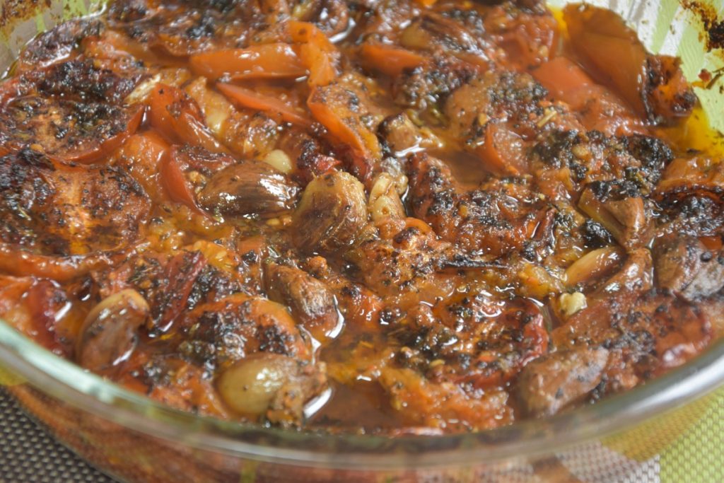 קונפי עגבניות שום שמן זית - דינה דיש